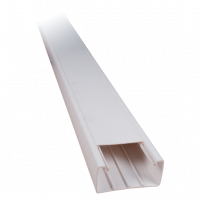 2M 20X10 ADHESIVE PLASTIC CABLE TRUNKING CT2