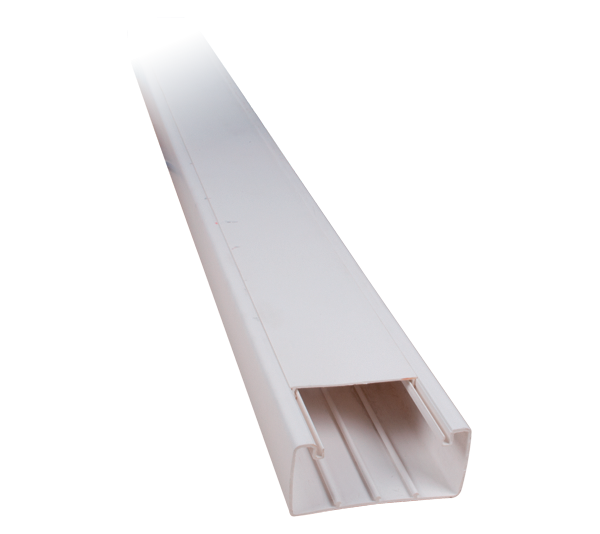 2M 20X10 ADHESIVE PLASTIC CABLE TRUNKING CT2