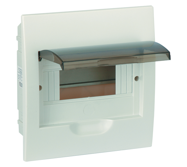 PLASTIC DISTRIBUTION BOX 8 WAY – BUILT-IN MOUNTING