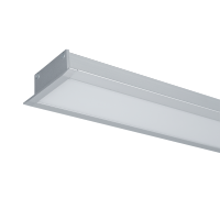 LED PROFILES RECESSED MOUNTING S77 48W 4000K 1200MM GREY+EMERGENCY KIT