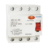 RESIDUAL CURRENT DEVICE JEL1A 4P 10A/100MA