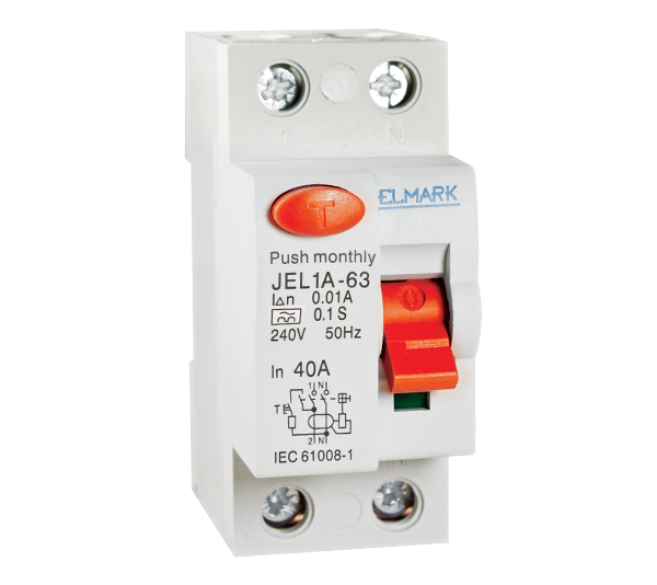 RESIDUAL CURRENT DEVICE JEL1A 2P 16A/100MA