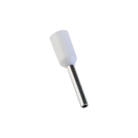 INSULATED CABLE TERMINALS E 0508/WHITE (100 pcs. per pack)